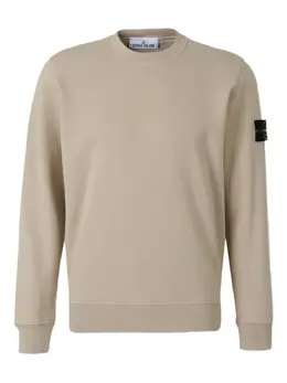 Stone Island: Бежевый свитшот  Compass