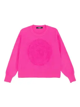 Versace: Трикотажный свитер 