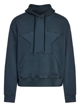 MM6 Maison Margiela: Синяя толстовка 