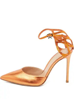 Gianvito Rossi: Оранжевые сандалии 