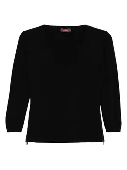 Prada Pre-Owned: Топ с v-образным вырезом 