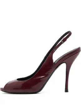 Gucci Pre-Owned: Бордовые туфли 