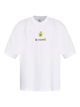 VETEMENTS: Футболка с принтом 