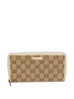 Gucci Pre-Owned: Бежевый кошелёк 