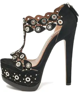 Alaïa Pre-Owned: Чёрные босоножки 