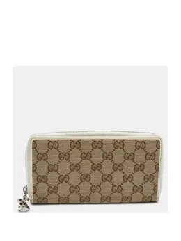 Gucci Pre-Owned: Бежевый кошелёк 