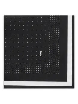 Saint Laurent: Чёрный шарф 