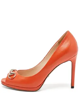 Gucci Pre-Owned: Оранжевые туфли 