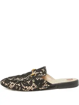 Gucci Pre-Owned: Чёрные лоферы 
