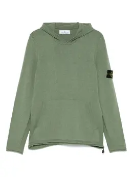 Stone Island: Зелёный свитер  Compass