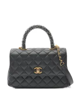 CHANEL Pre-Owned: Чёрная сумка 