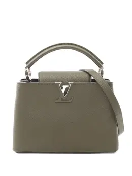 Louis Vuitton Pre-Owned: Сумка цвета хаки 