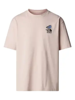 The North Face: Розовая футболка  Mountain