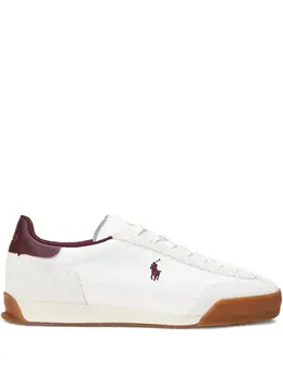 Polo Ralph Lauren: Белые кроссовки 