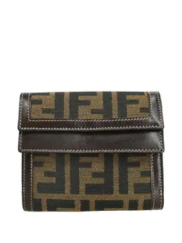 Fendi Pre-Owned: Коричневый кошелёк 