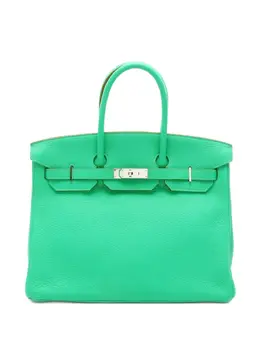 Hermès Pre-Owned: Зелёная сумка 