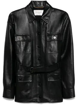 Saint Laurent: Чёрная куртка 