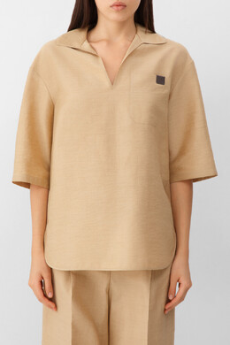 Max Mara: Блуза оверсайз 
