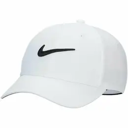 NIKE: Белая кепка  Dri FIT