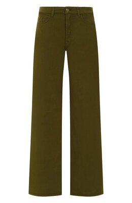 7 For All Mankind: Джинсы цвета хаки 