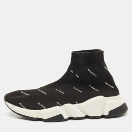 Balenciaga: Чёрные кроссовки  Speed Trainer