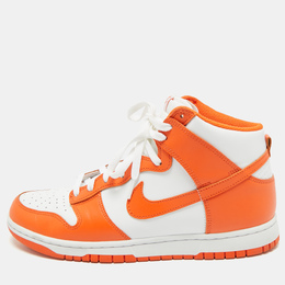Nike: Оранжевые кроссовки  Dunk High