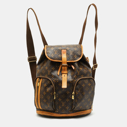 Louis Vuitton: Коричневый рюкзак 