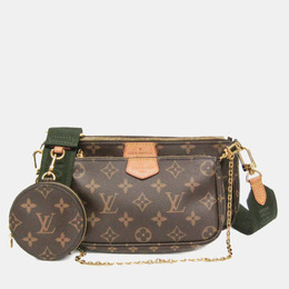 Louis Vuitton: Сумка  Pochette Accessoires цвета хаки