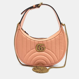Gucci: Розовая сумка  Marmont