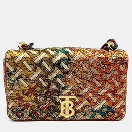 Burberry: Оранжевая сумка  Lola
