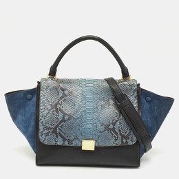 Celine: Голубая сумка на руку 