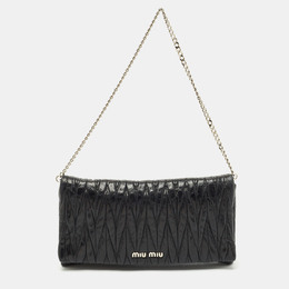 Miu Miu: Чёрный клатч 