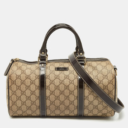 Gucci: Бежевая сумка  GG Supreme