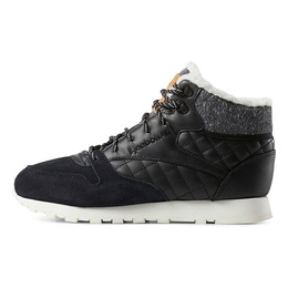 REEBOK: Чёрные кроссовки  Classic Leather