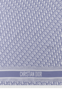DIOR: Синий шарф 