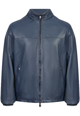 CORNELIANI: Кожаная куртка 