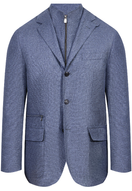 CORNELIANI: Голубые пиджаки 