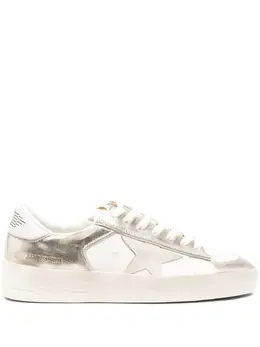 Golden Goose: Белые кроссовки  Stardan