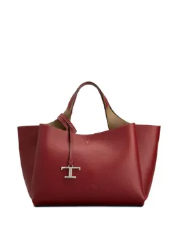 Tod's: Красная сумка-шоппер 