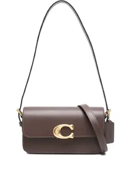 Coach: Коричневая сумка 
