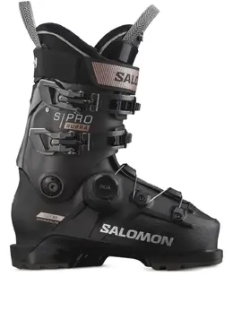 Salomon: Чёрные ботинки 