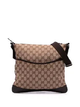 Gucci Pre-Owned: Коричневая сумка через плечо 