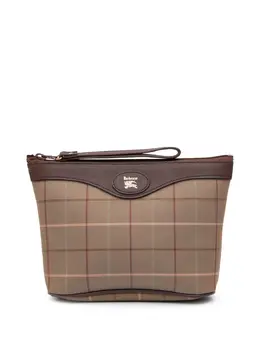 Burberry Pre-Owned: Коричневый клатч 