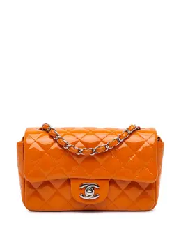 CHANEL Pre-Owned: Оранжевая сумка через плечо 