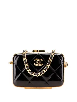 CHANEL Pre-Owned: Чёрная сумка через плечо 