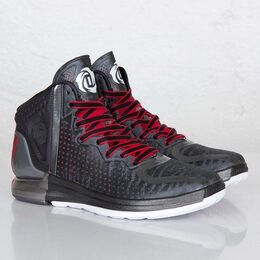 Adidas: Чёрные кроссовки  Derrick Rose