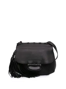 Gucci Pre-Owned: Чёрная сумка через плечо 