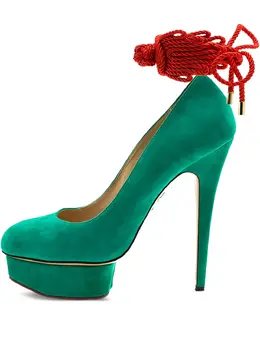Charlotte Olympia: Зелёные туфли 