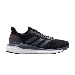 Adidas: Чёрные кроссовки  Solar