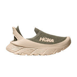 HOKA: Зелёные кроссовки 